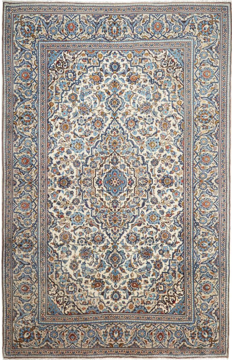 Tapis persan Kashan 10'0"x6'6" 10'0"x6'6", Tapis persan Noué à la main