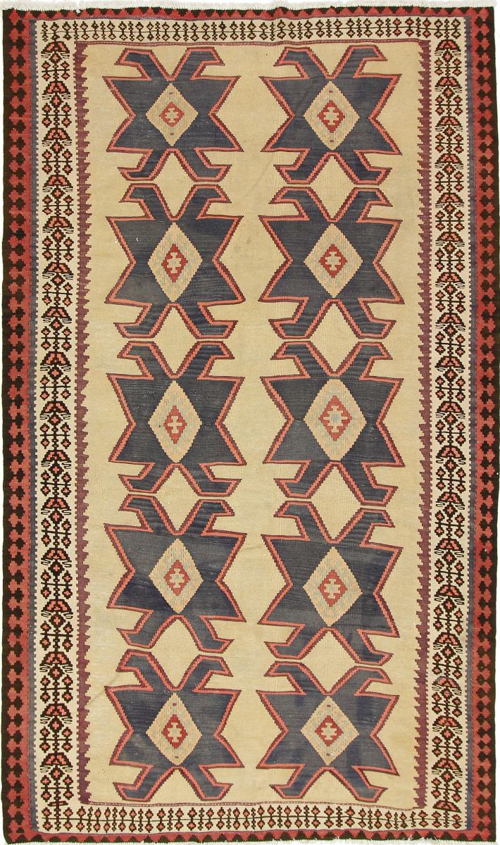 Persian Rug Kilim Fars Azerbaijan Antique 9'11"x5'11" 9'11"x5'11", Persian Rug Woven by hand