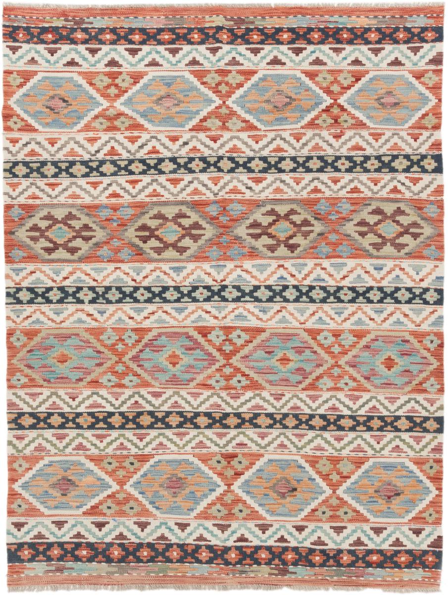 アフガンカーペット キリム アフガン 194x148 194x148,  ペルシャ絨毯 手織り