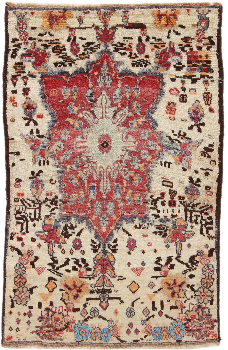 Persialainen matto Persia Gabbeh Ghashghai Vanha 143x83 143x83, Persialainen matto Solmittu käsin