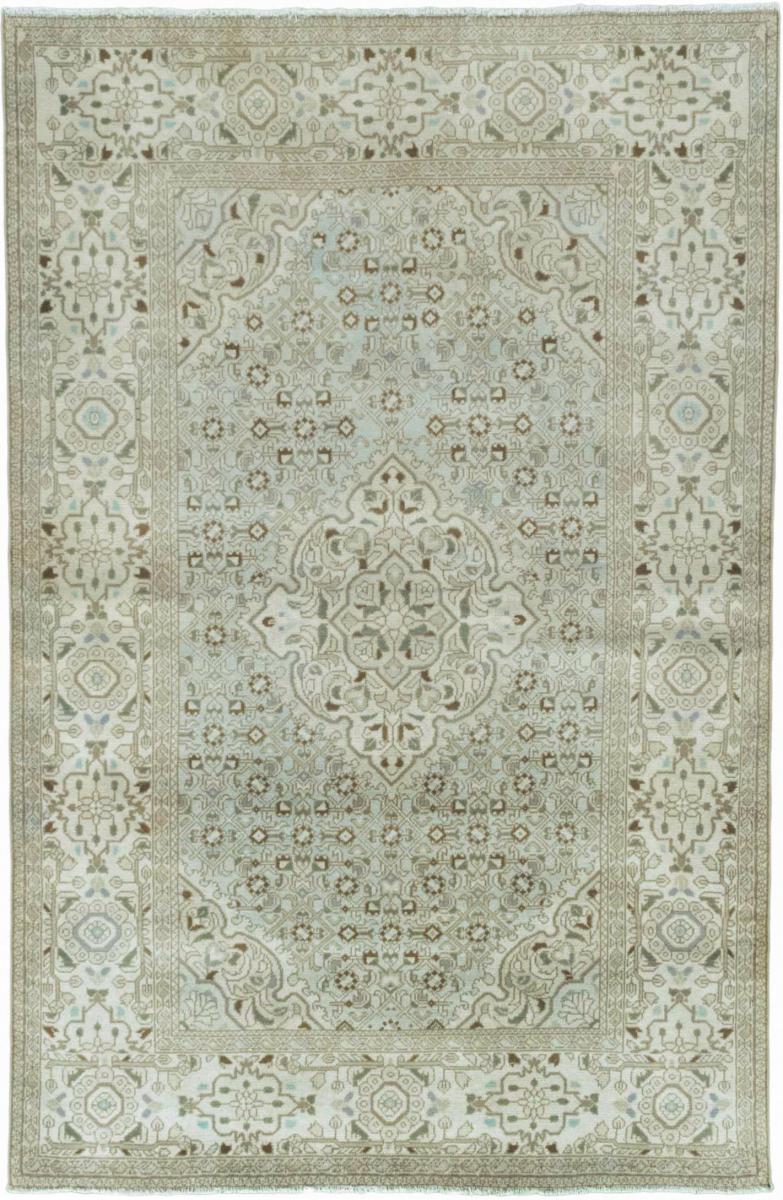 Persian Rug Hamadan Heritage 6'4"x4'1" 6'4"x4'1", Persian Rug Knotted by hand