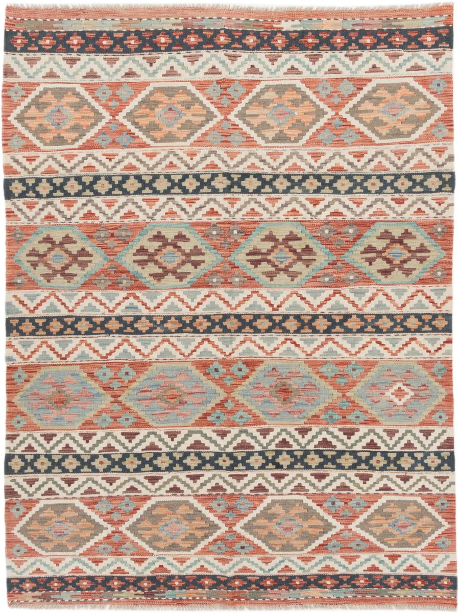 Alfombra afgana Kilim Afghan 196x146 196x146, Alfombra persa Tejido a mano