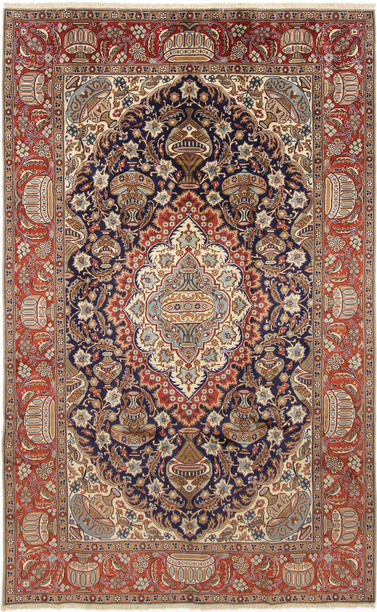 Persian Rug Kaschmar 9'7"x6'0" 9'7"x6'0", Persian Rug Knotted by hand