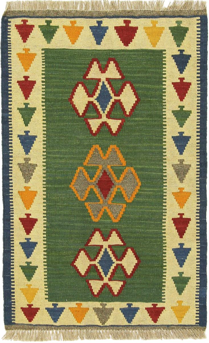 Tappeto persiano Kilim Fars 93x60 93x60, Tappeto persiano Tessuto a mano