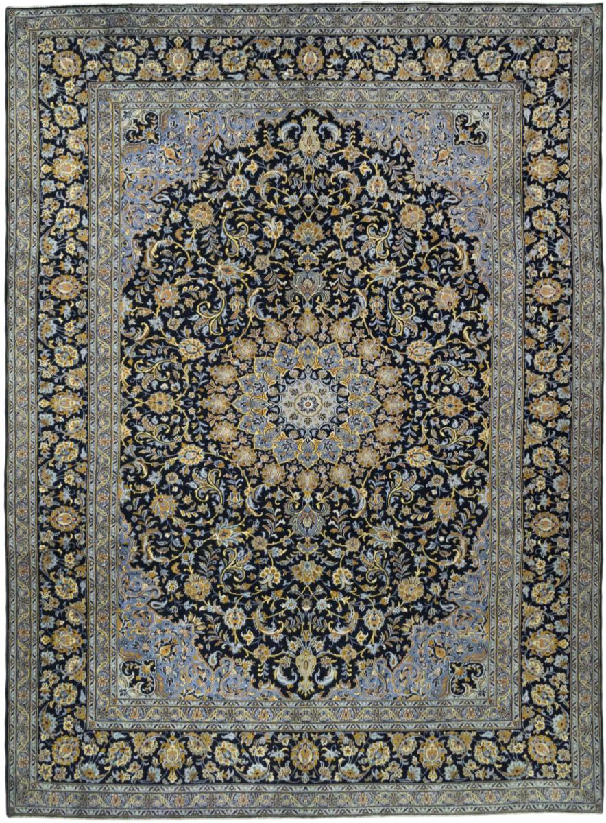 Persian Rug Keshan 13'8"x10'0" 13'8"x10'0", Persian Rug Knotted by hand