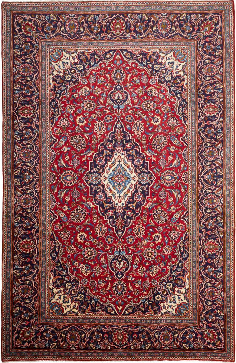 Tapis persan Kashan 308x195 308x195, Tapis persan Noué à la main