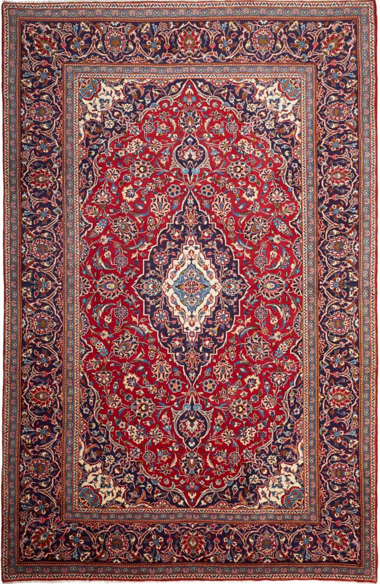 Tapis persan Kashan 309x195 309x195, Tapis persan Noué à la main