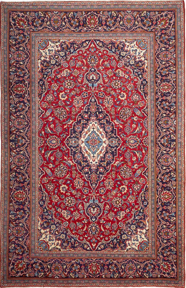 Tapis persan Kashan 299x201 299x201, Tapis persan Noué à la main