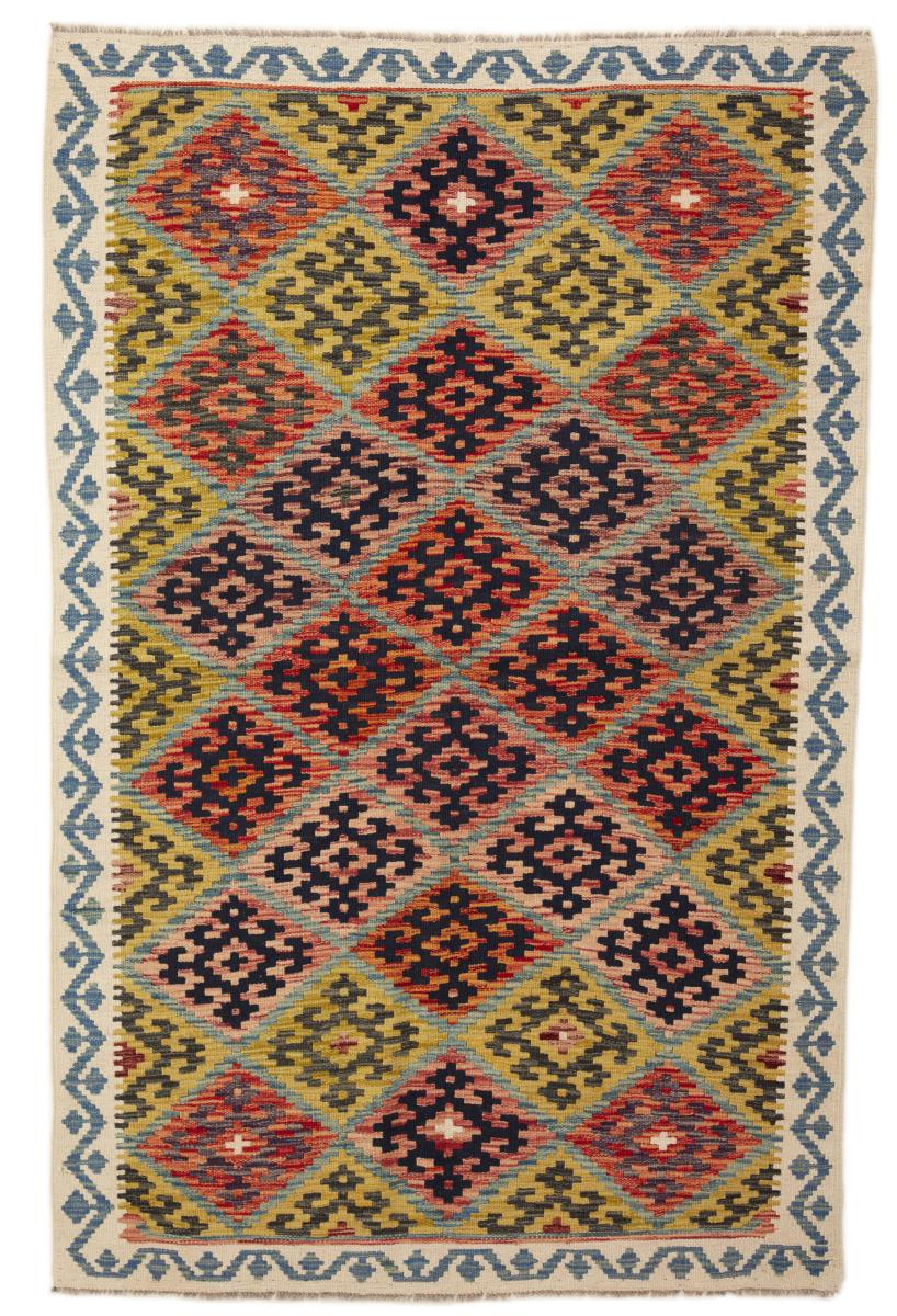 Afghanischer Teppich Kelim Afghan 196x126 196x126, Perserteppich Handgewebt