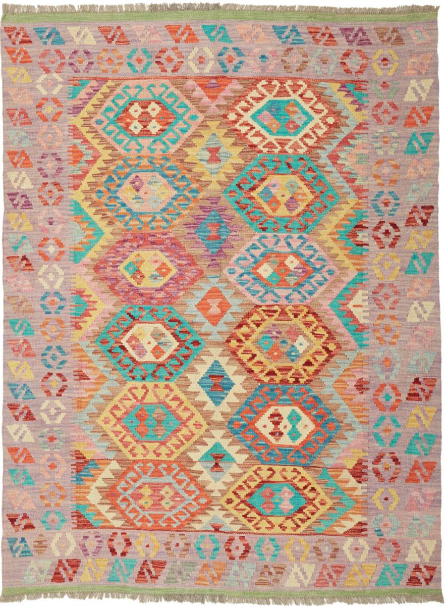 Afghaans tapijt Kilim Afghan 179x134 179x134, Perzisch tapijt Handgeweven