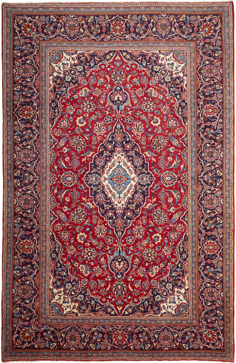 Persian Rug Keshan 10'4"x6'8" 10'4"x6'8", Persian Rug Knotted by hand