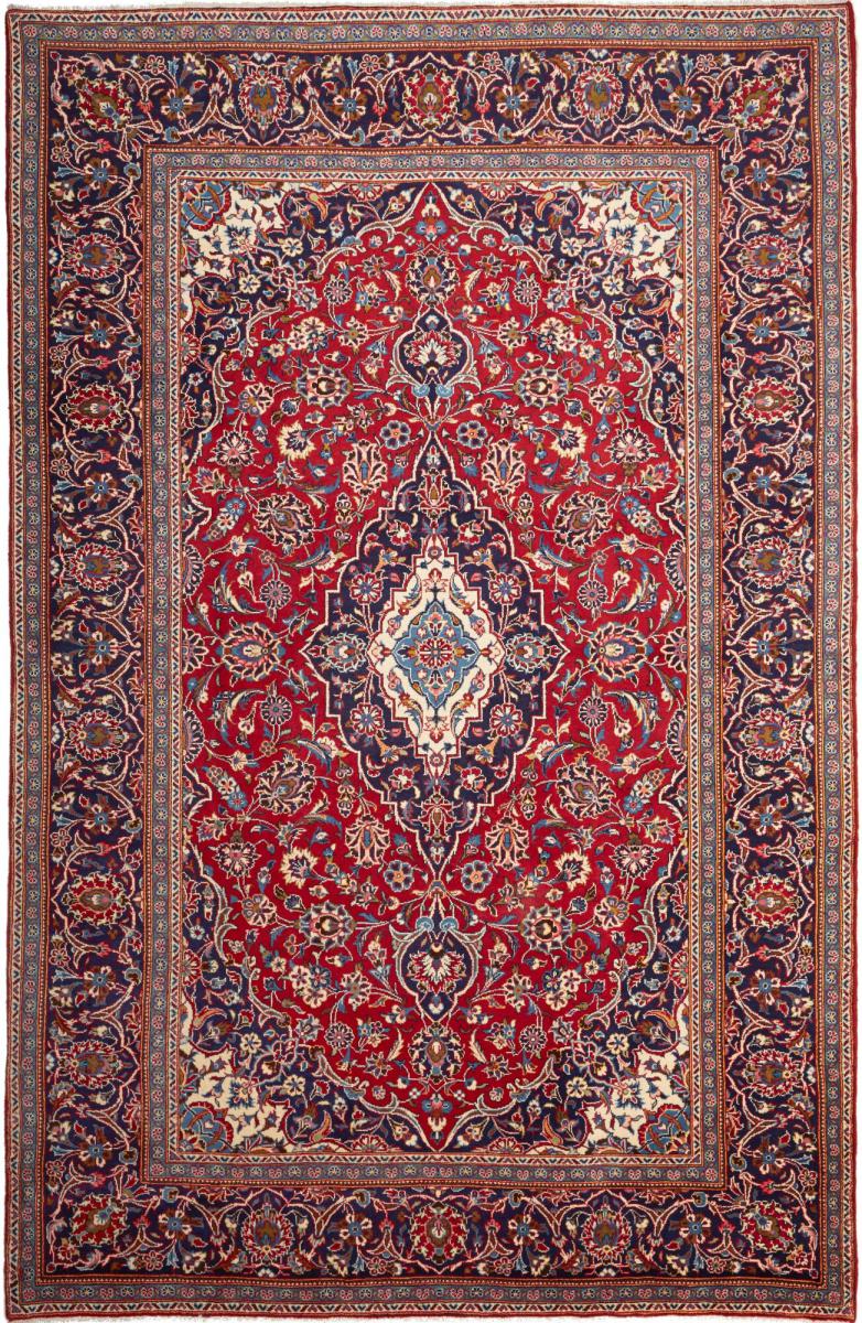 Tapis persan Kashan 288x201 288x201, Tapis persan Noué à la main