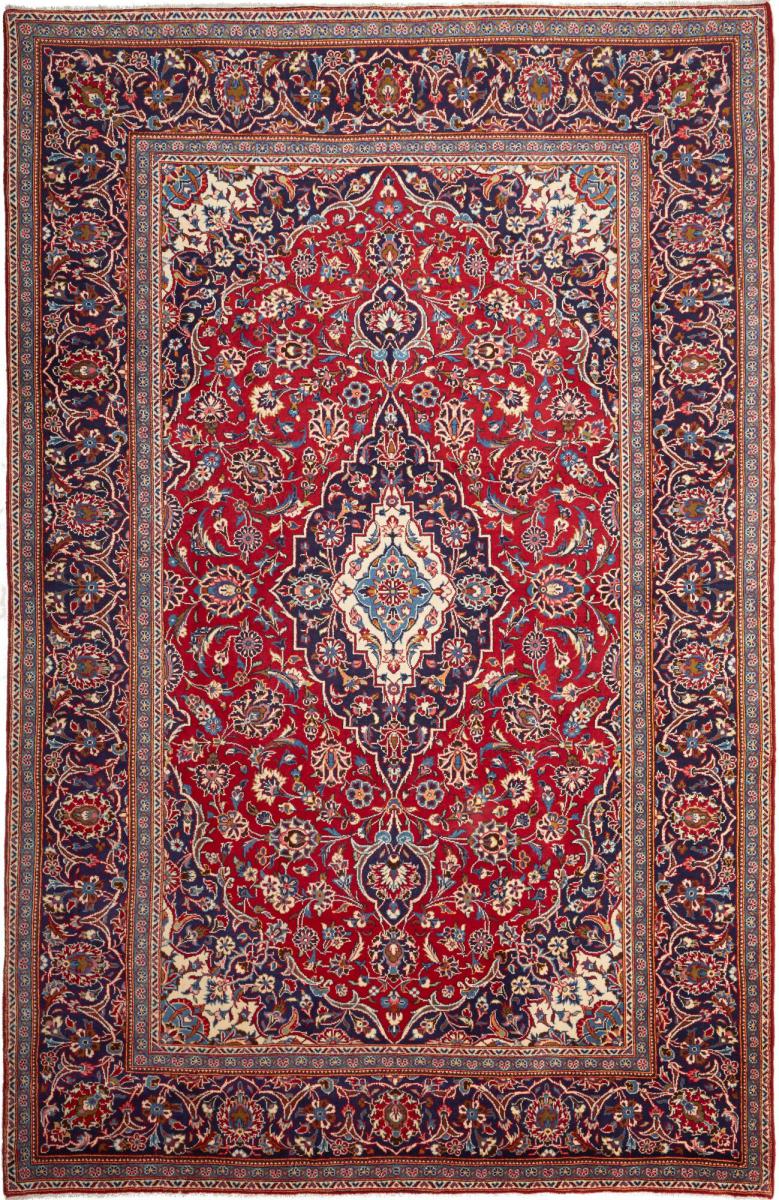 Tapis persan Kashan 284x204 284x204, Tapis persan Noué à la main