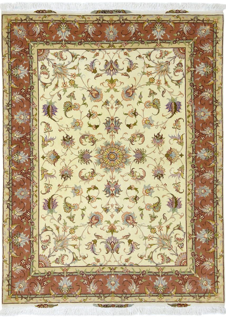 Persisk tæppe Tabriz 199x150 199x150, Persisk tæppe Knyttet i hånden