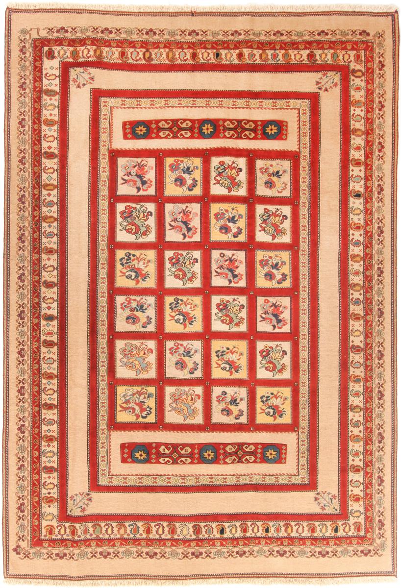 Persian Rug Kilim Soozani Nimbaft 289x199 289x199, Persian Rug Knotted by hand