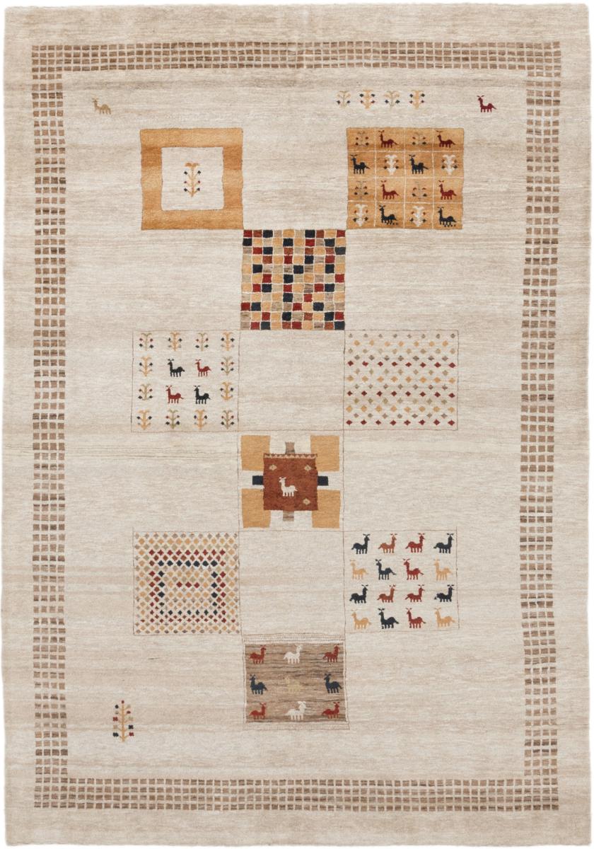 Indiaas tapijt Gabbeh Loribaft 9'3"x6'5" 9'3"x6'5", Perzisch tapijt Handgeknoopte