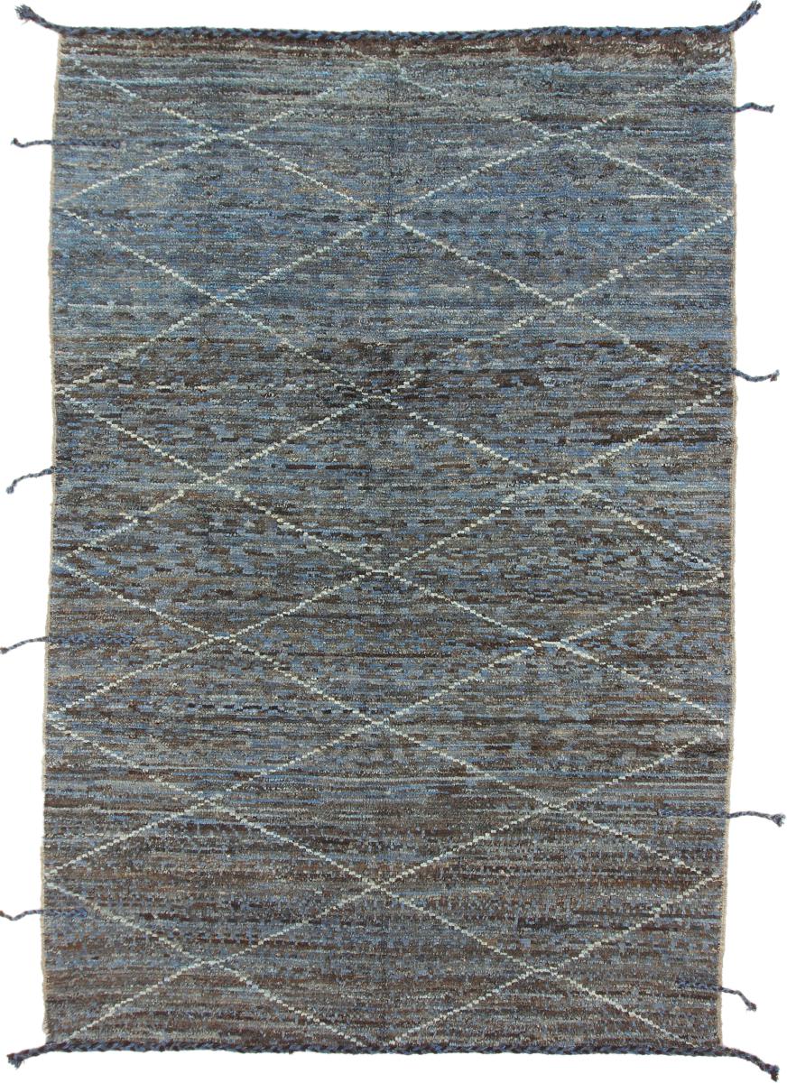 Pakistanischer Teppich Berber Maroccan Design 284x189 284x189, Perserteppich Handgeknüpft