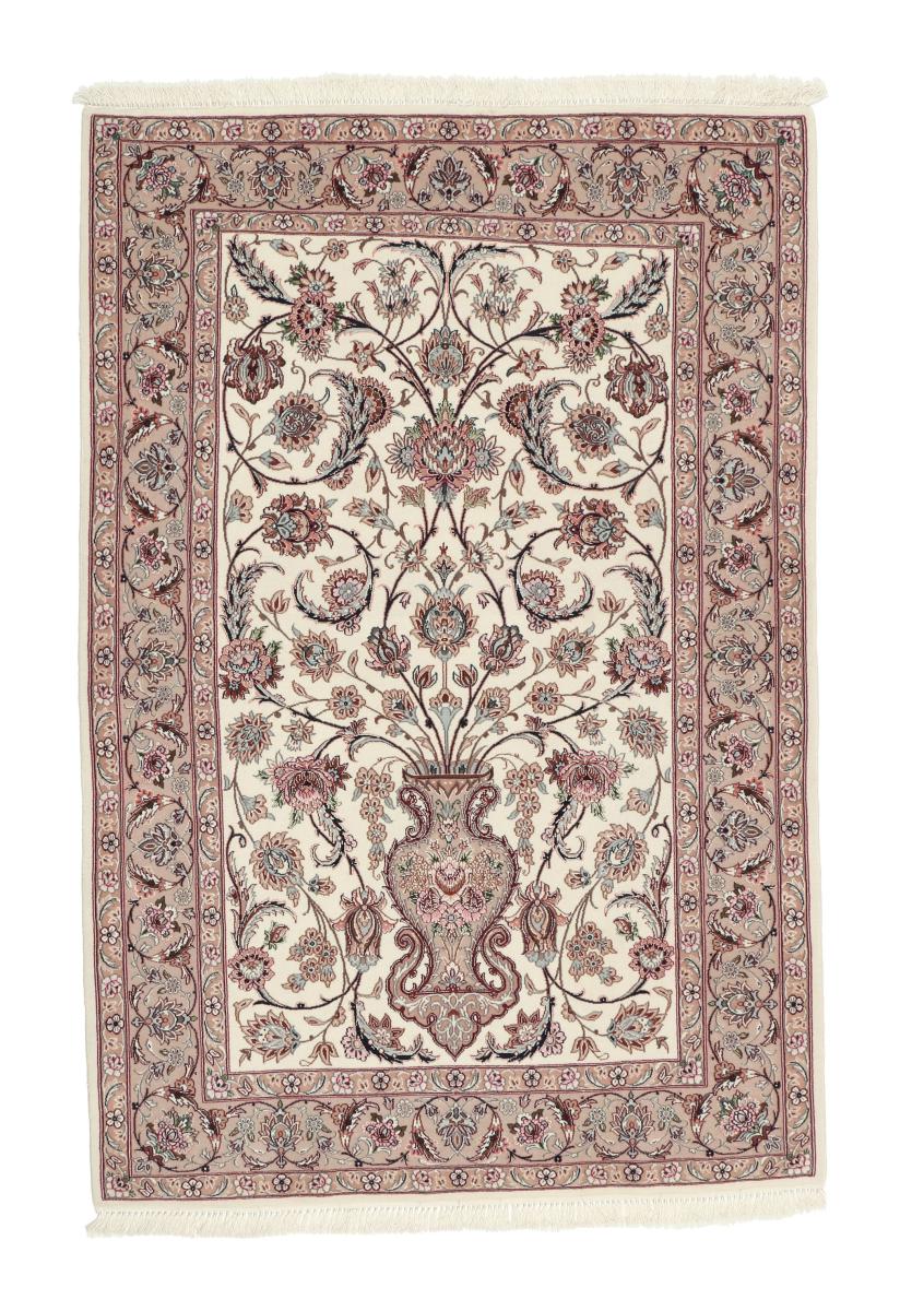 Persialainen matto Isfahan Silkkiloimi 164x111 164x111, Persialainen matto Solmittu käsin