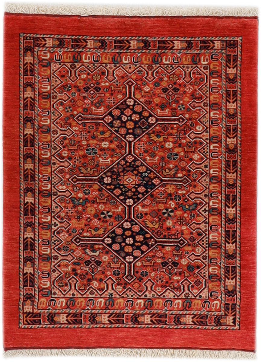 Persian Rug Ghashghai 3'9"x2'10" 3'9"x2'10", Persian Rug Knotted by hand