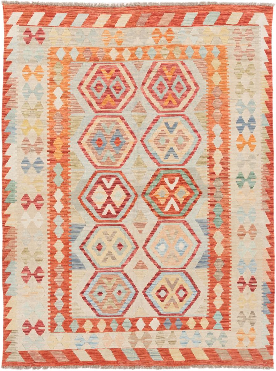 Alfombra afgana Kilim Afghan 201x150 201x150, Alfombra persa Tejido a mano