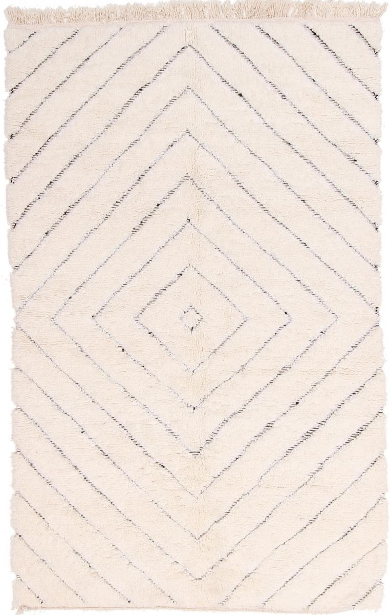 Marokkaans tapijt Berbers Beni Ourain 247x153 247x153, Perzisch tapijt Handgeknoopte