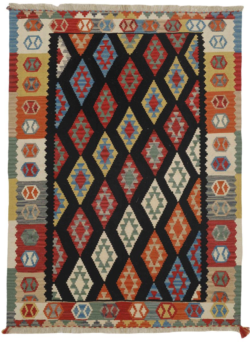 Persian Rug Kilim Fars 7'9"x5'9" 7'9"x5'9", Persian Rug Woven by hand