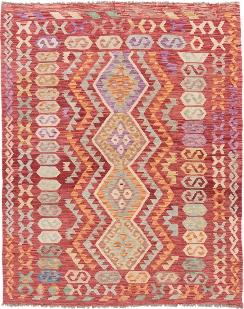 Tapis afghan Kilim Afghan 189x151 189x151, Tapis persan Tissé à la main