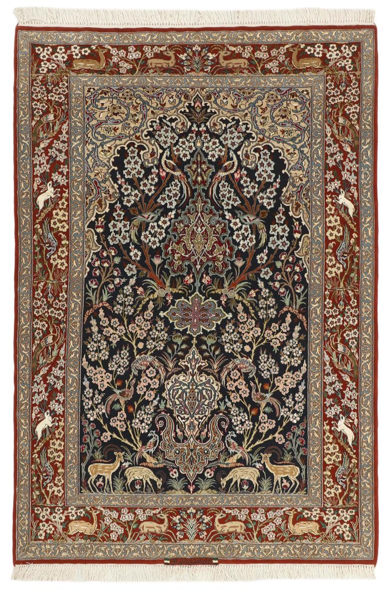 Tapis persan Ispahan 184x116 184x116, Tapis persan Noué à la main