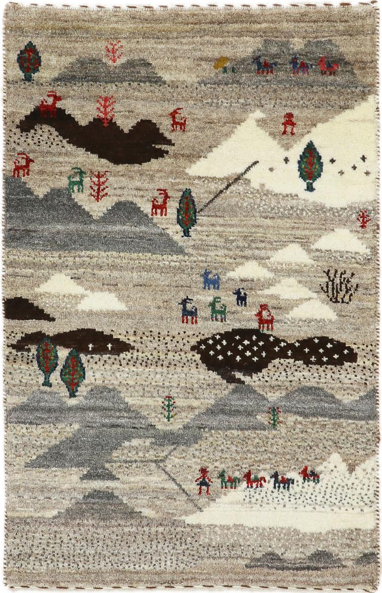  ペルシャ絨毯 ペルシャ ギャッベ ペルシャ ロリbaft Nature 88x57 88x57,  ペルシャ絨毯 手織り