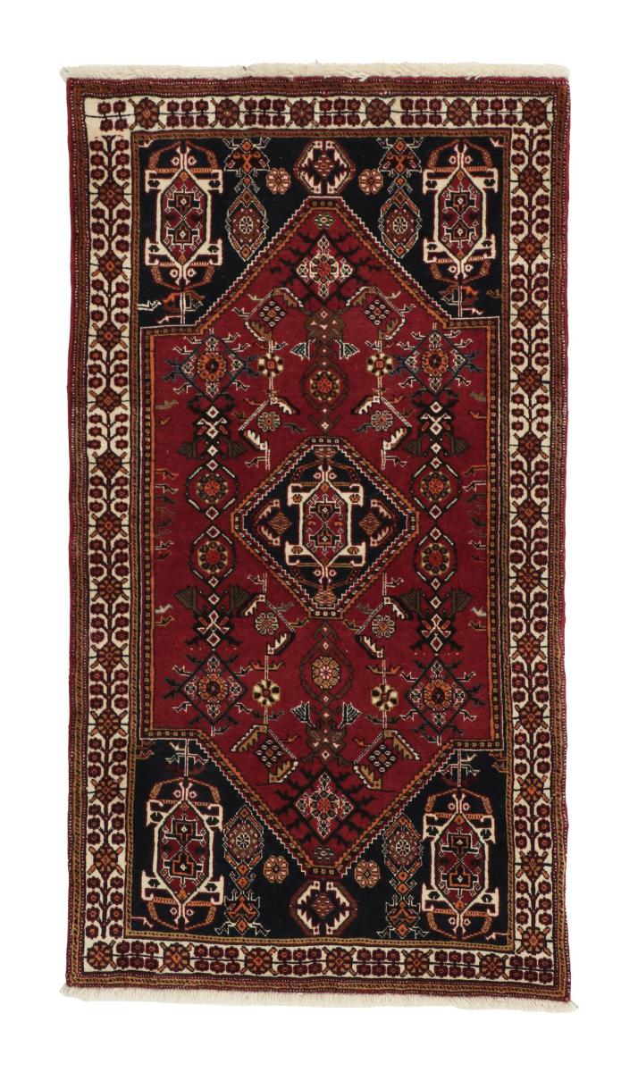 Persian Rug Ghashghai 4'10"x2'7" 4'10"x2'7", Persian Rug Knotted by hand