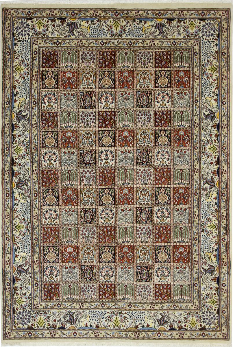 Persian Rug Moud 9'9"x6'8" 9'9"x6'8", Persian Rug Knotted by hand