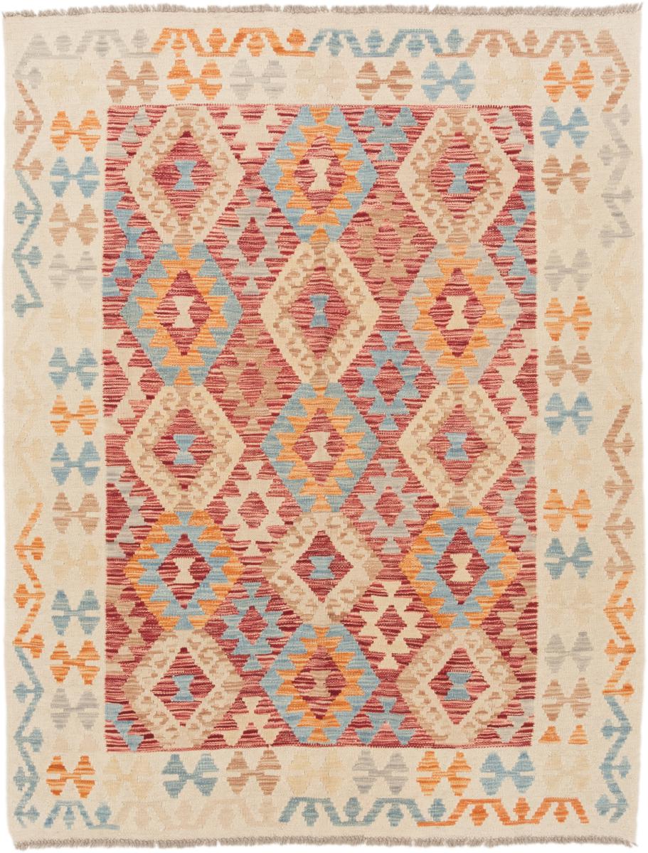 Tapis afghan Kilim Afghan 197x154 197x154, Tapis persan Tissé à la main