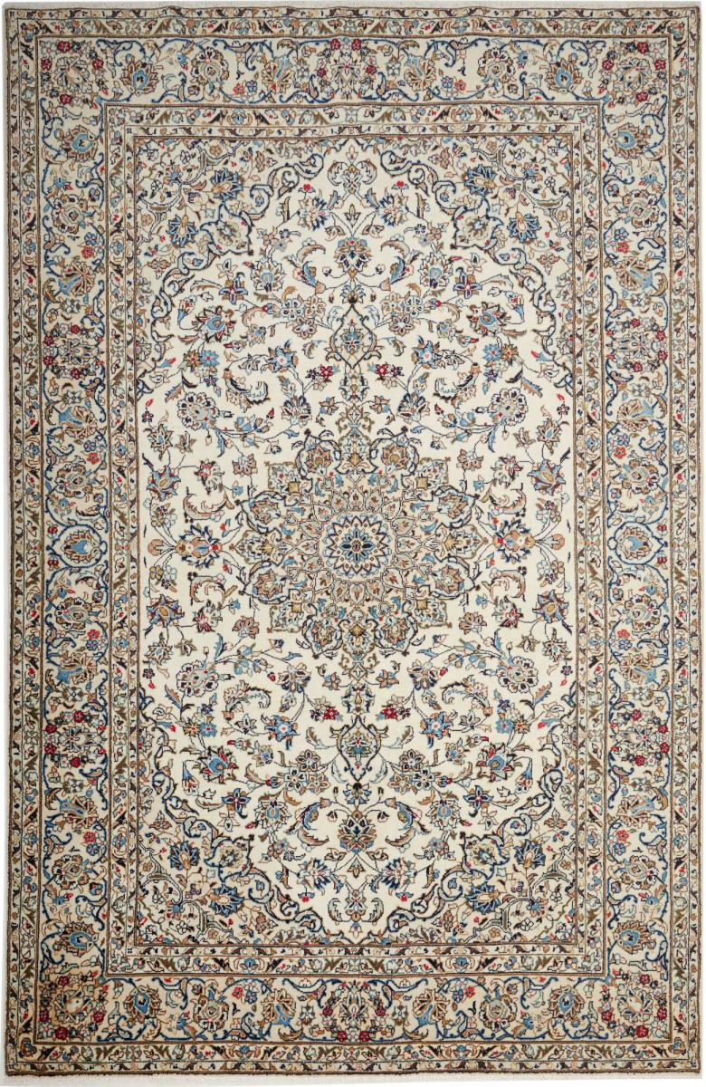 Persian Rug Keshan 9'9"x6'4" 9'9"x6'4", Persian Rug Knotted by hand