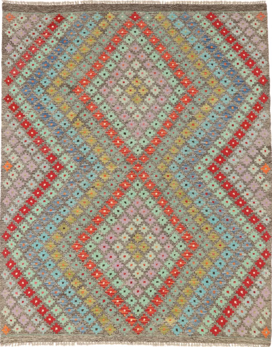 Tapis afghan Kilim Afghan 209x169 209x169, Tapis persan Tissé à la main