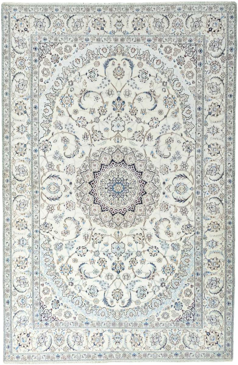 Persian Rug Nain 9La 10'4"x6'9" 10'4"x6'9", Persian Rug Knotted by hand