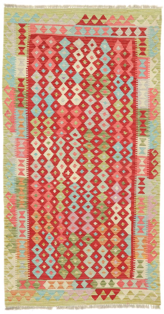 Alfombra afgana Kilim Afghan 196x104 196x104, Alfombra persa Tejido a mano