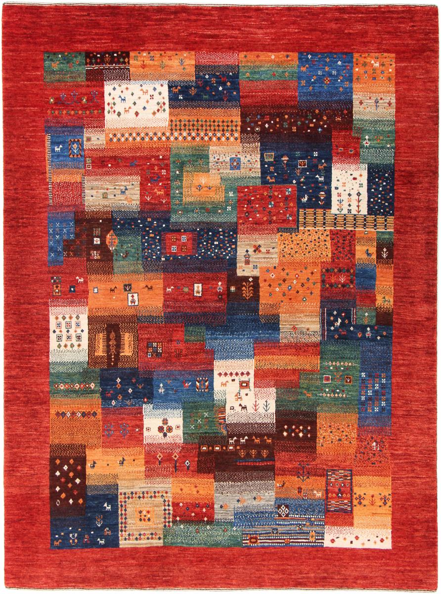 Perzisch tapijt Perzisch Gabbeh Loribaft Nowbaft 7'0"x5'3" 7'0"x5'3", Perzisch tapijt Handgeknoopte