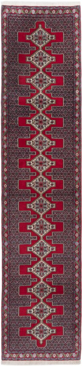  ペルシャ絨毯 センネ 395x90 395x90,  ペルシャ絨毯 手織り