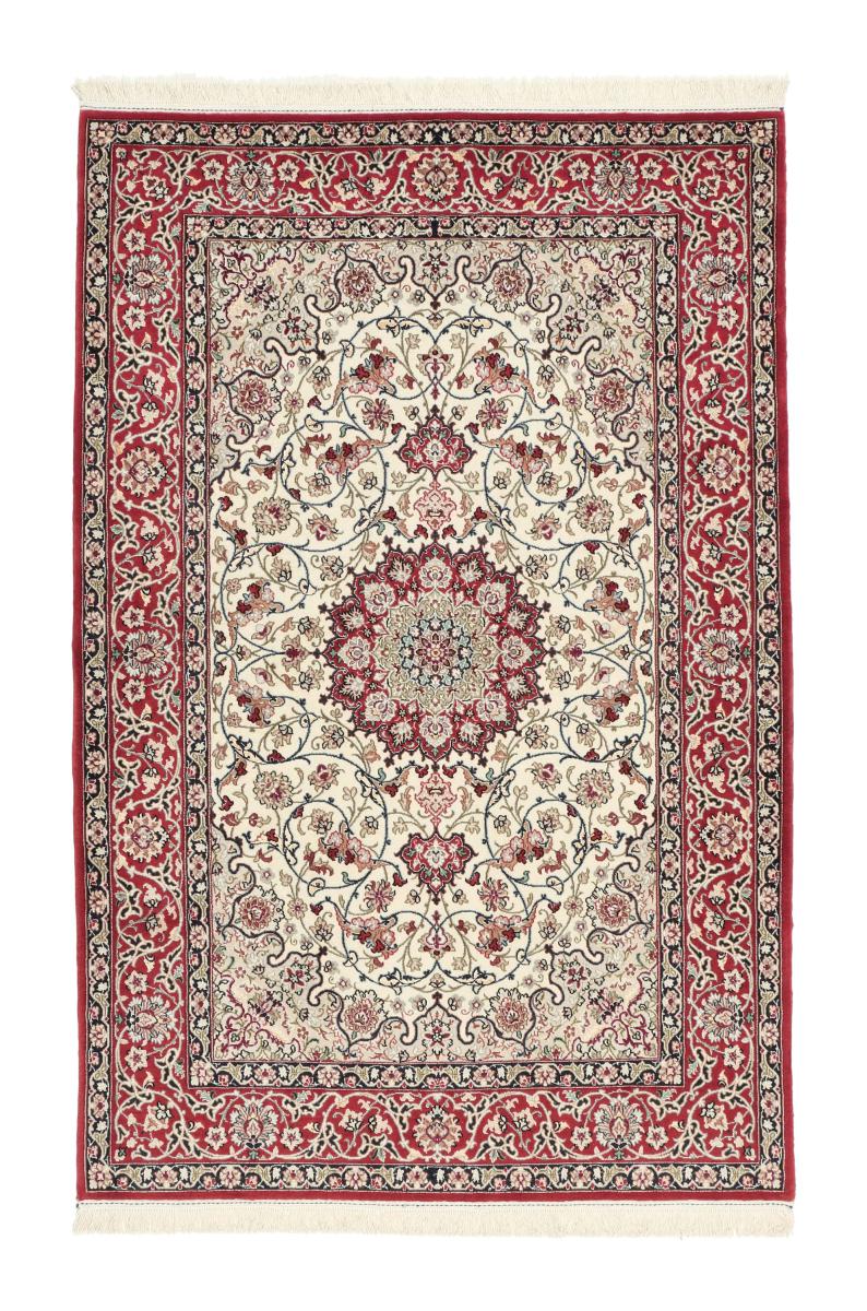Perzisch tapijt Isfahan Zijden Pool 5'6"x3'6" 5'6"x3'6", Perzisch tapijt Handgeknoopte