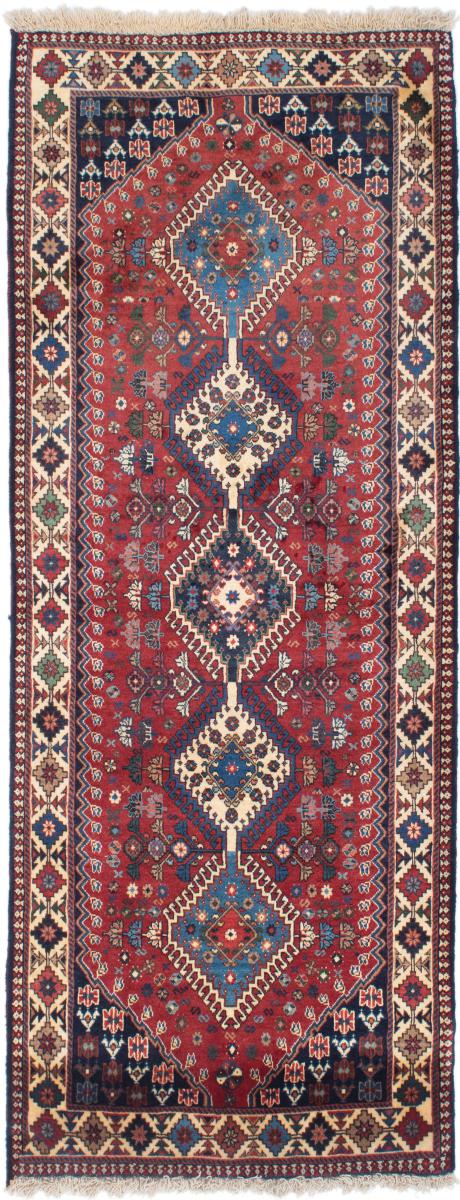 Persian Rug Yalameh 6'10"x2'9" 6'10"x2'9", Persian Rug Knotted by hand