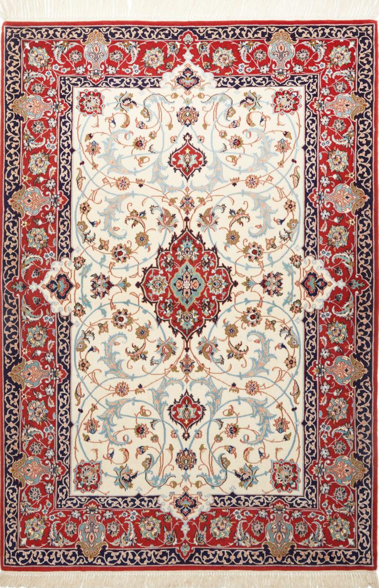 Persialainen matto Isfahan Silkkiloimi 164x112 164x112, Persialainen matto Solmittu käsin