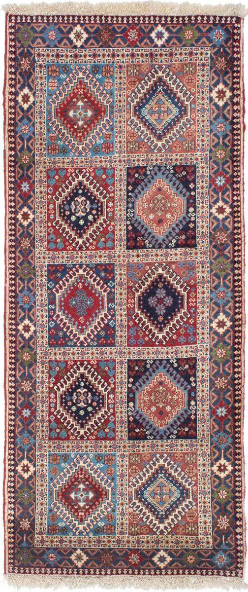 Tapis persan Yalameh 209x87 209x87, Tapis persan Noué à la main