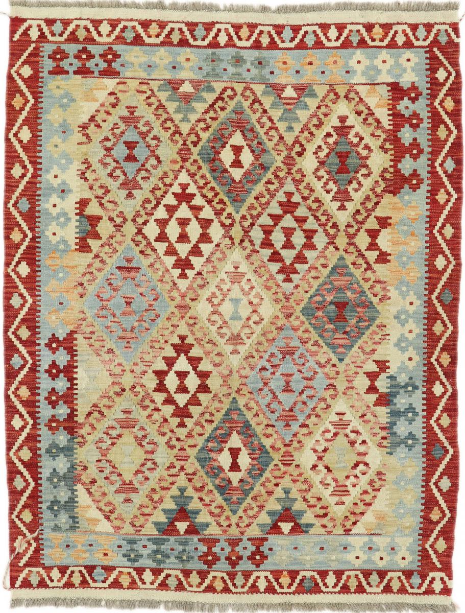 Afghan rug Kilim Afghan 5'6"x4'3" 5'6"x4'3", Persian Rug Woven by hand