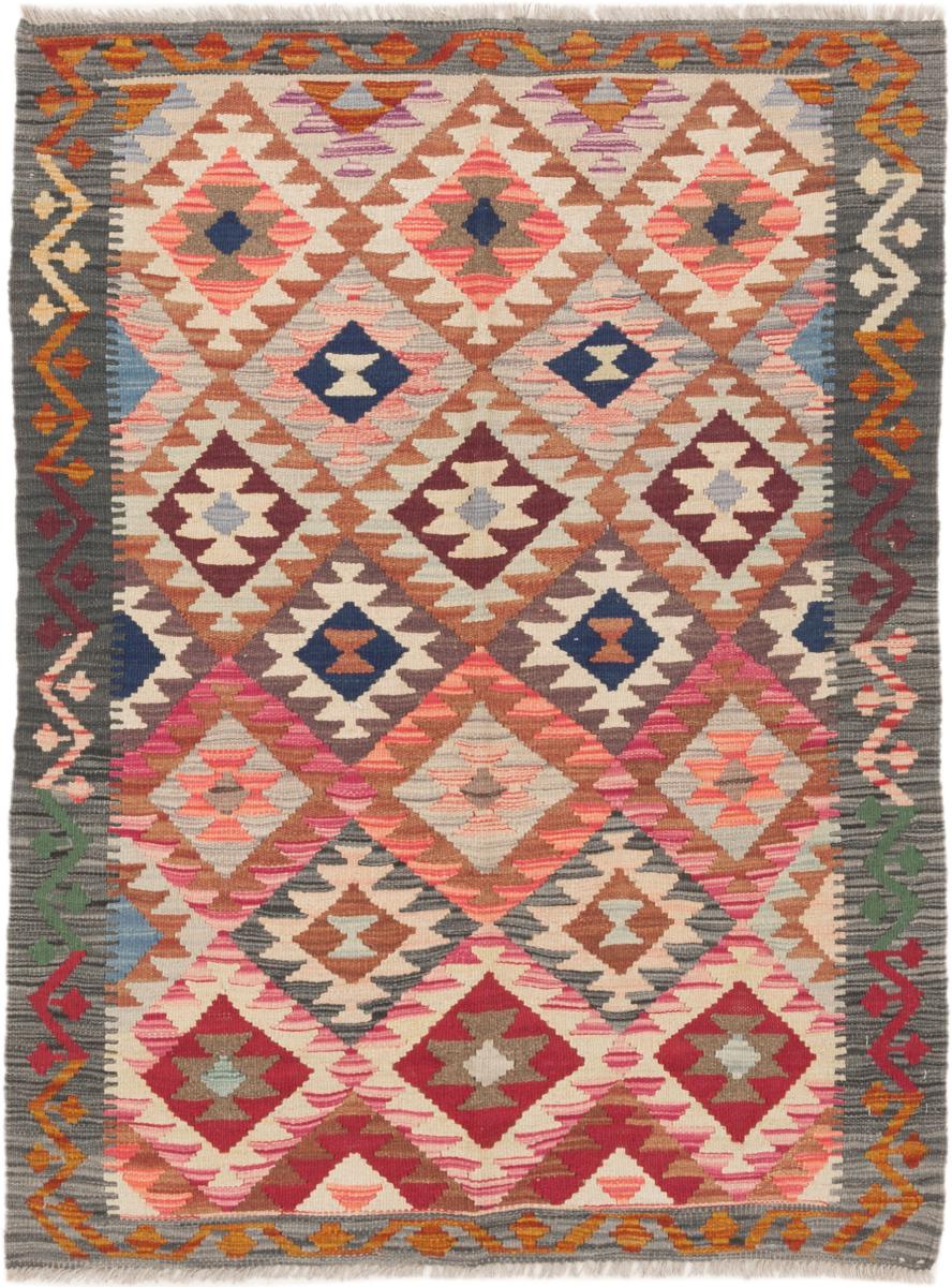Afghan rug Kilim Afghan 4'7"x3'6" 4'7"x3'6", Persian Rug Woven by hand