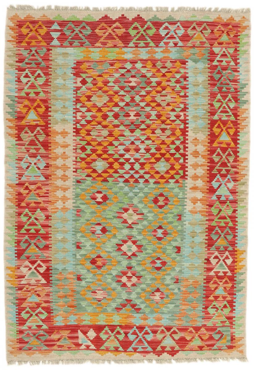 Afghan rug Kilim Afghan Heritage 5'11"x4'2" 5'11"x4'2", Persian Rug Woven by hand