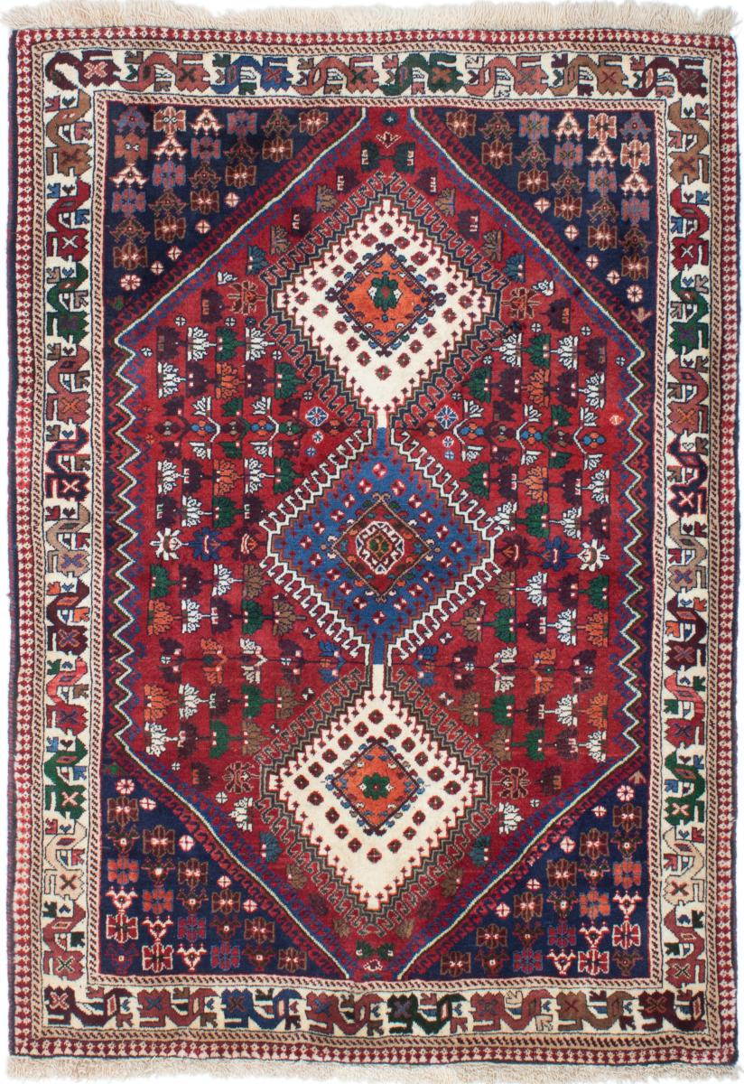 Tapis persan Yalameh 150x106 150x106, Tapis persan Noué à la main