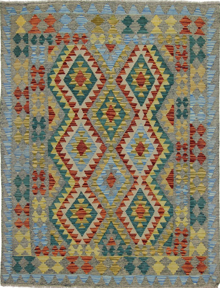 Tapete afegão Kilim Afegão 195x152 195x152, Tapete persa Tecido à mão