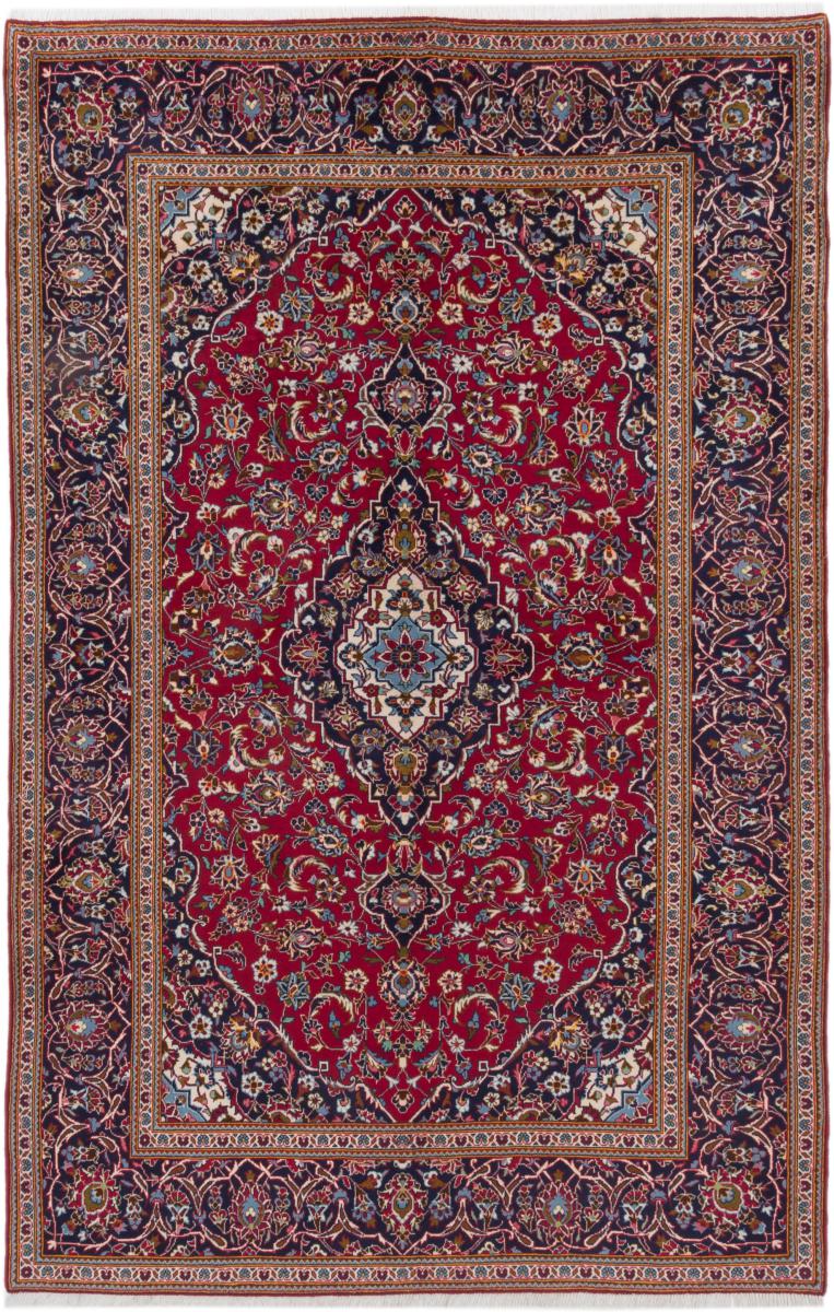 Persian Rug Keshan 10'1"x6'7" 10'1"x6'7", Persian Rug Knotted by hand