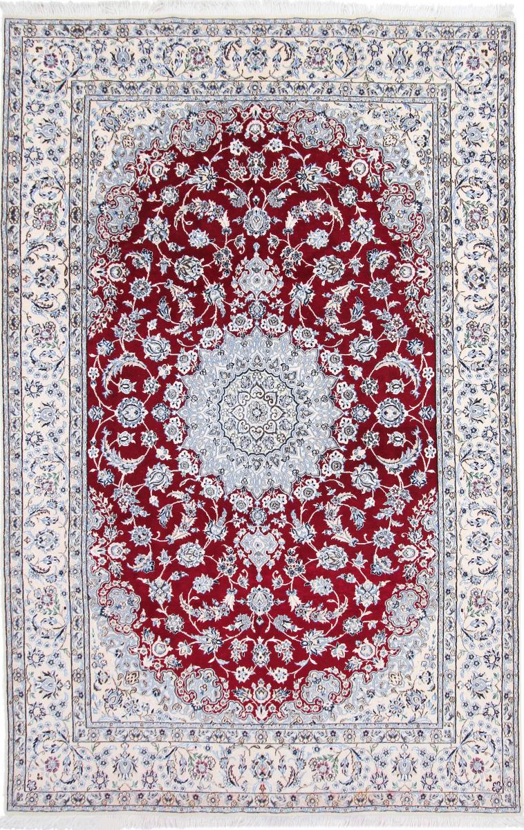 Tapis persan Naïn 9La 10'3"x6'7" 10'3"x6'7", Tapis persan Noué à la main