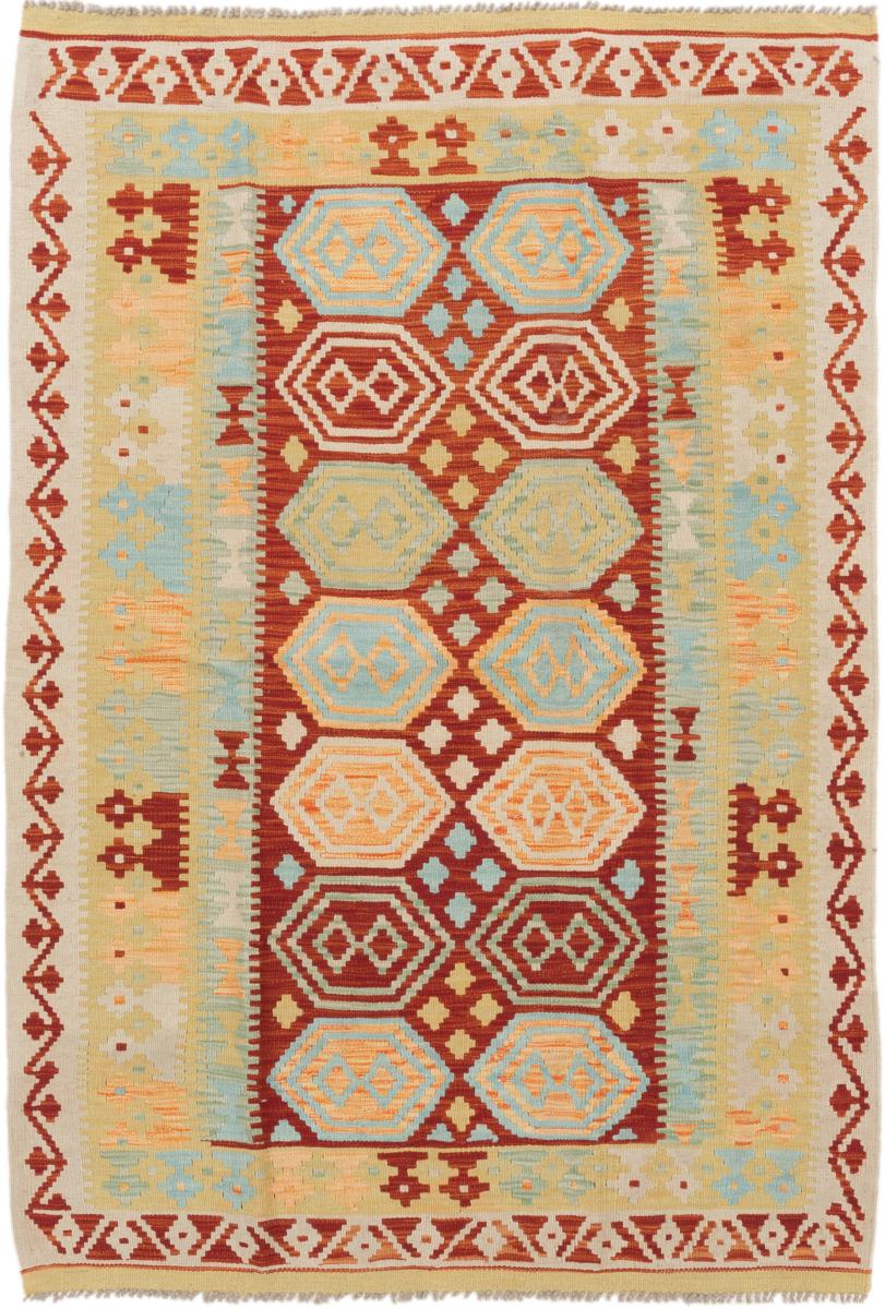 Afghansk tæppe Kelim Afghan 176x122 176x122, Persisk tæppe Håndvævet